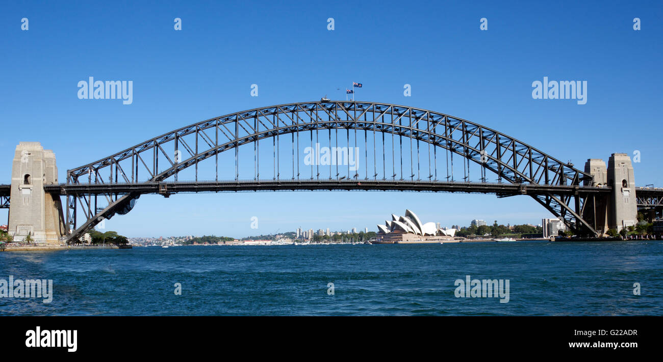 Sydney Harbour Bridge  Sydney NSW Australia Stock Photo