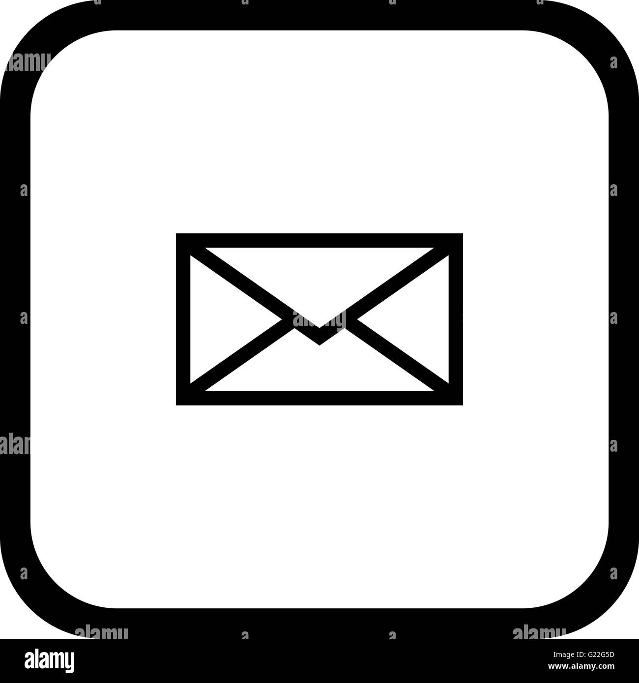 Email symbol letter icon - vector. Stock Vector
