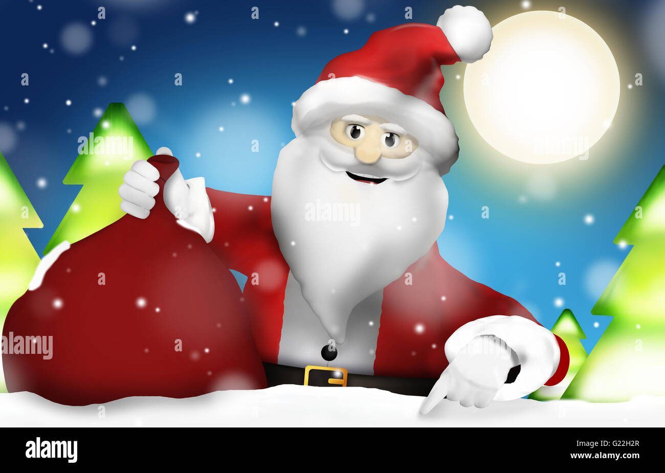 Santa Claus Christmas Stock Photo