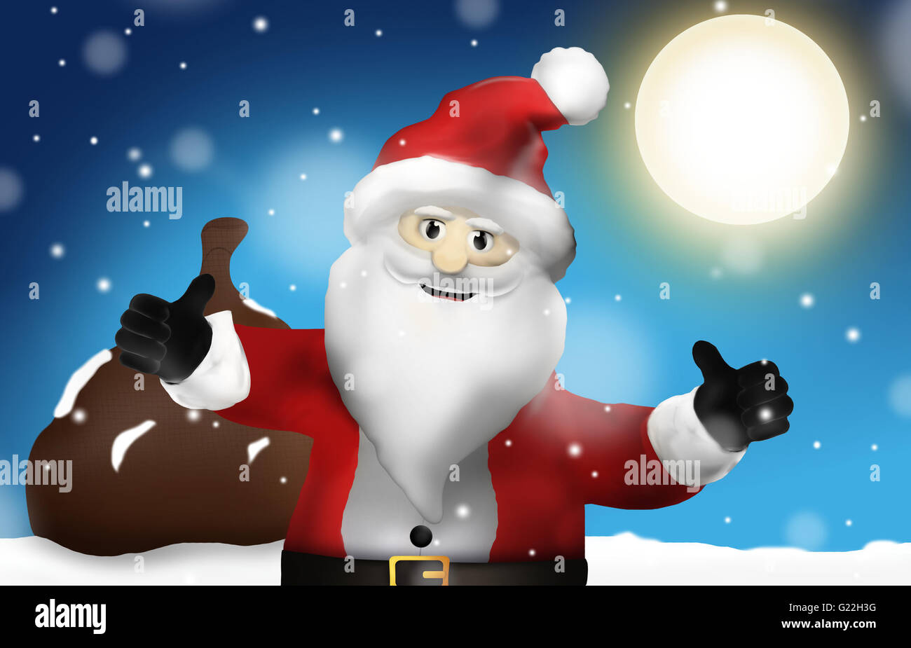 Santa Claus Christmas Stock Photo