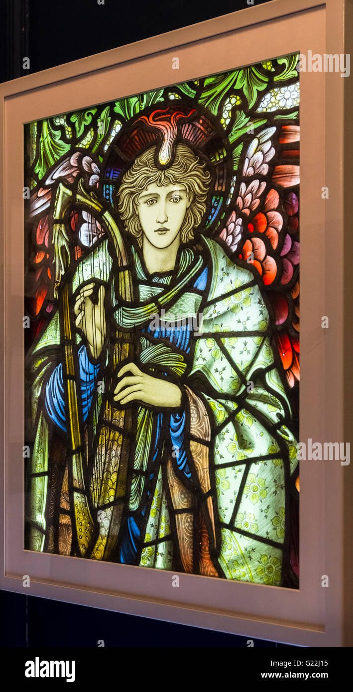 Edward burne jones stained glass window hi-res stock photography and ...