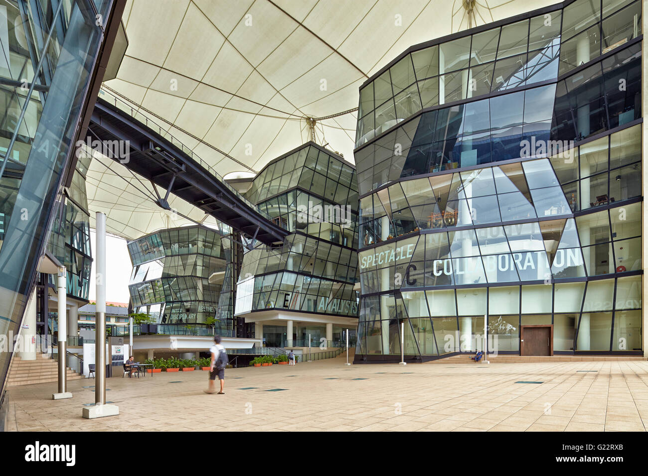 The LaSalle College of the Arts in Singapore on July 15, 2012. Stock Photo