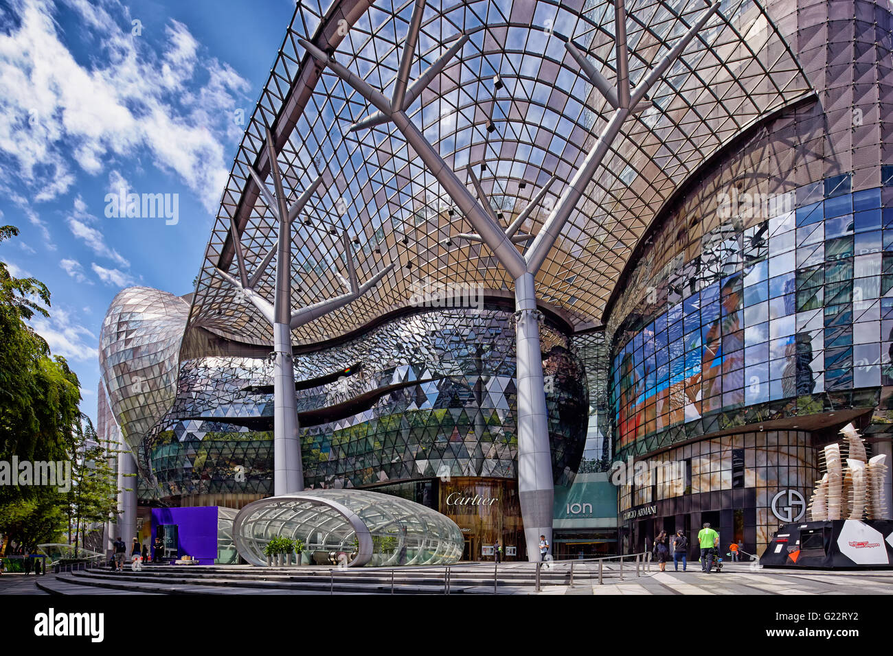 ION Orchard commercial mixed use development in Singapore on July 17