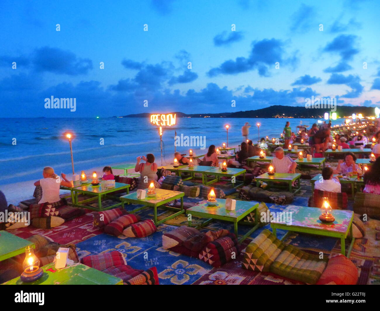 Thailand - Ko Samet Island which is located about 200 km southeast from Bangkok is a popular destination for domestic and intern Stock Photo