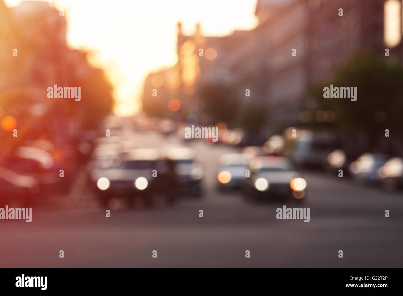 Car headlights dark road hires stock photography and images Alamy