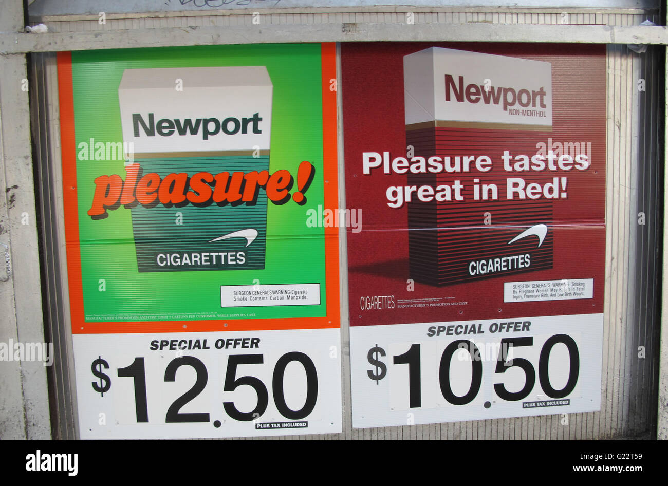 high prized cigarettes Stock Photo
