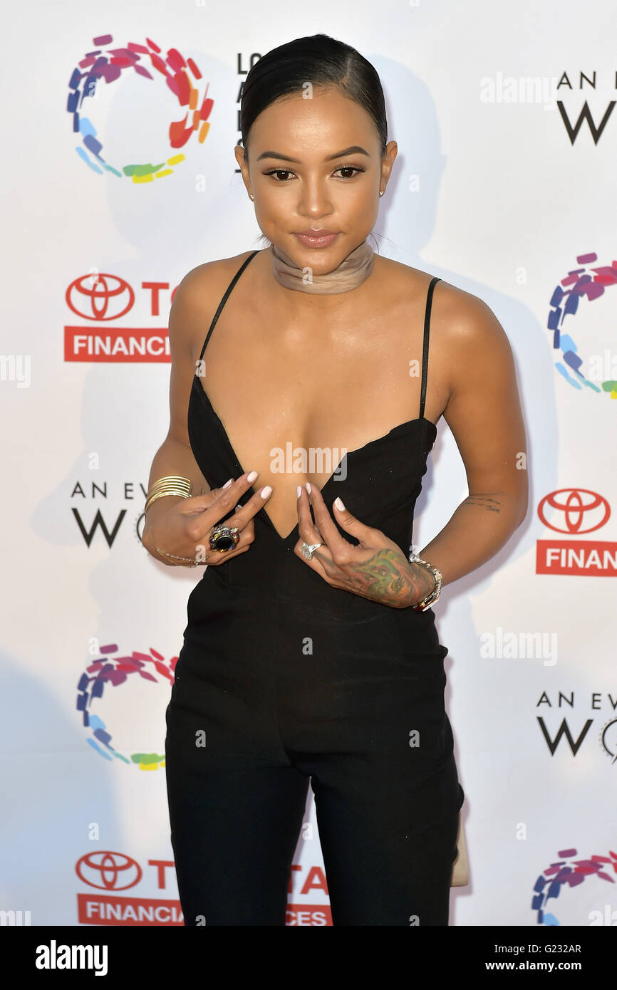 Karrueche Tran at the Gala 'An Evening with Women presented by Toyota Financial Services' at the Hollywood Palladium. Los Angeles, 21.05.2016 | usage worldwide Stock Photo