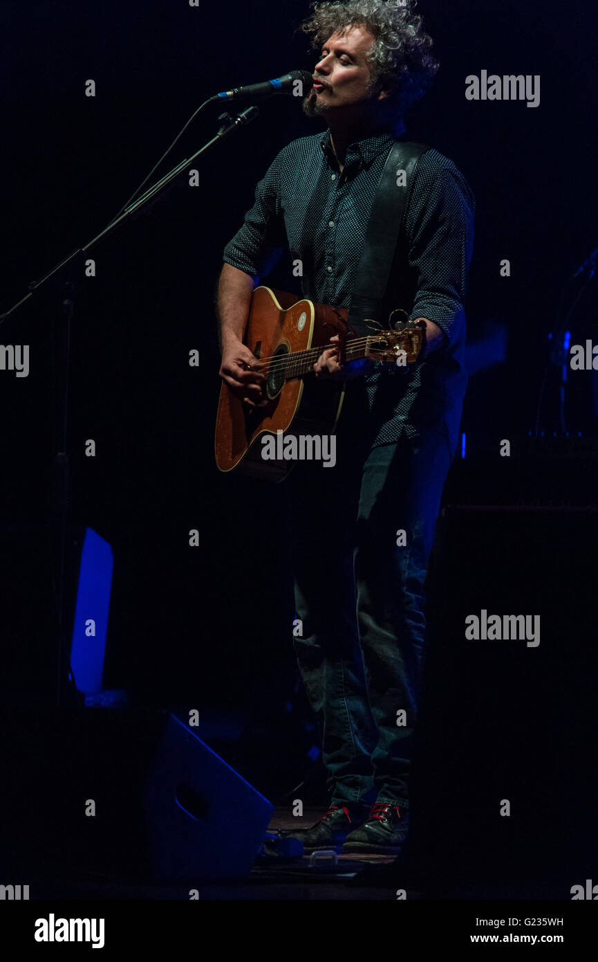 Rome, Italy. 22nd May, 2016. The Italian singer with his band performed ...