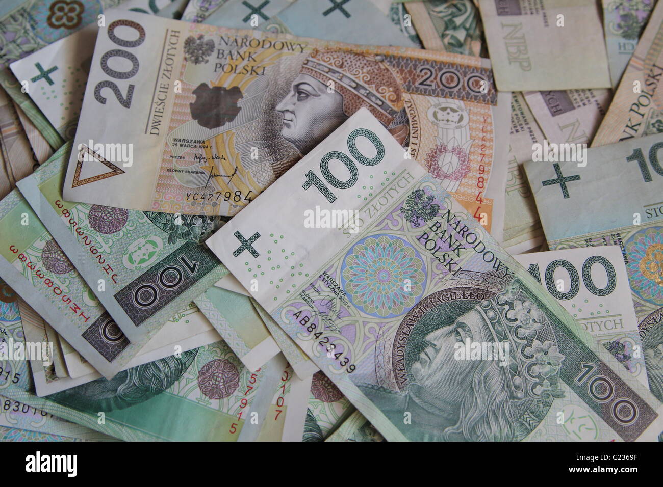 Warsaw, Poland 23rd May 2016 Polish PLN (Polski zloty) fell to a 3 ...