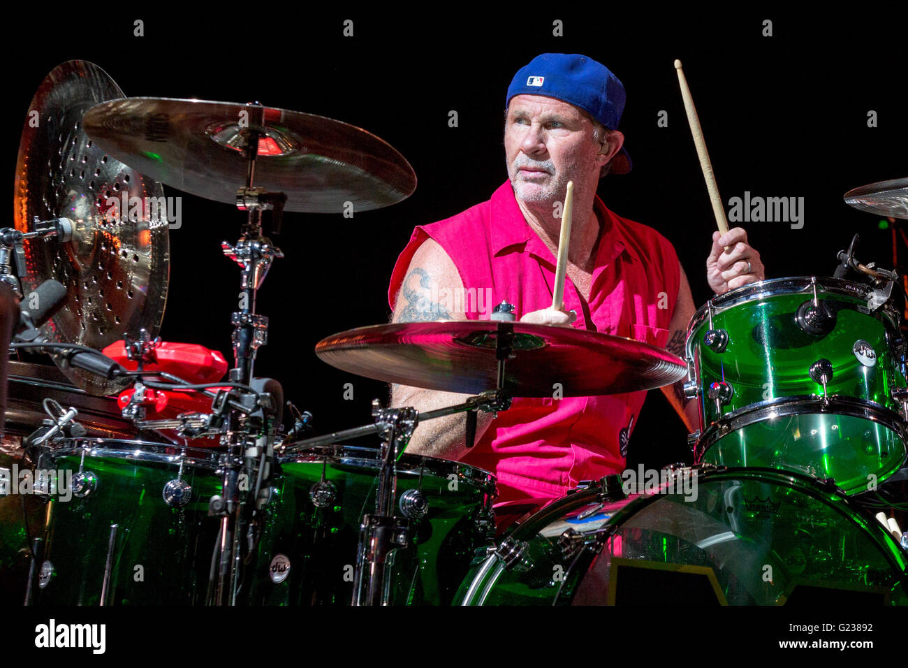 Red hot chili peppers drummer hires stock photography and images Alamy