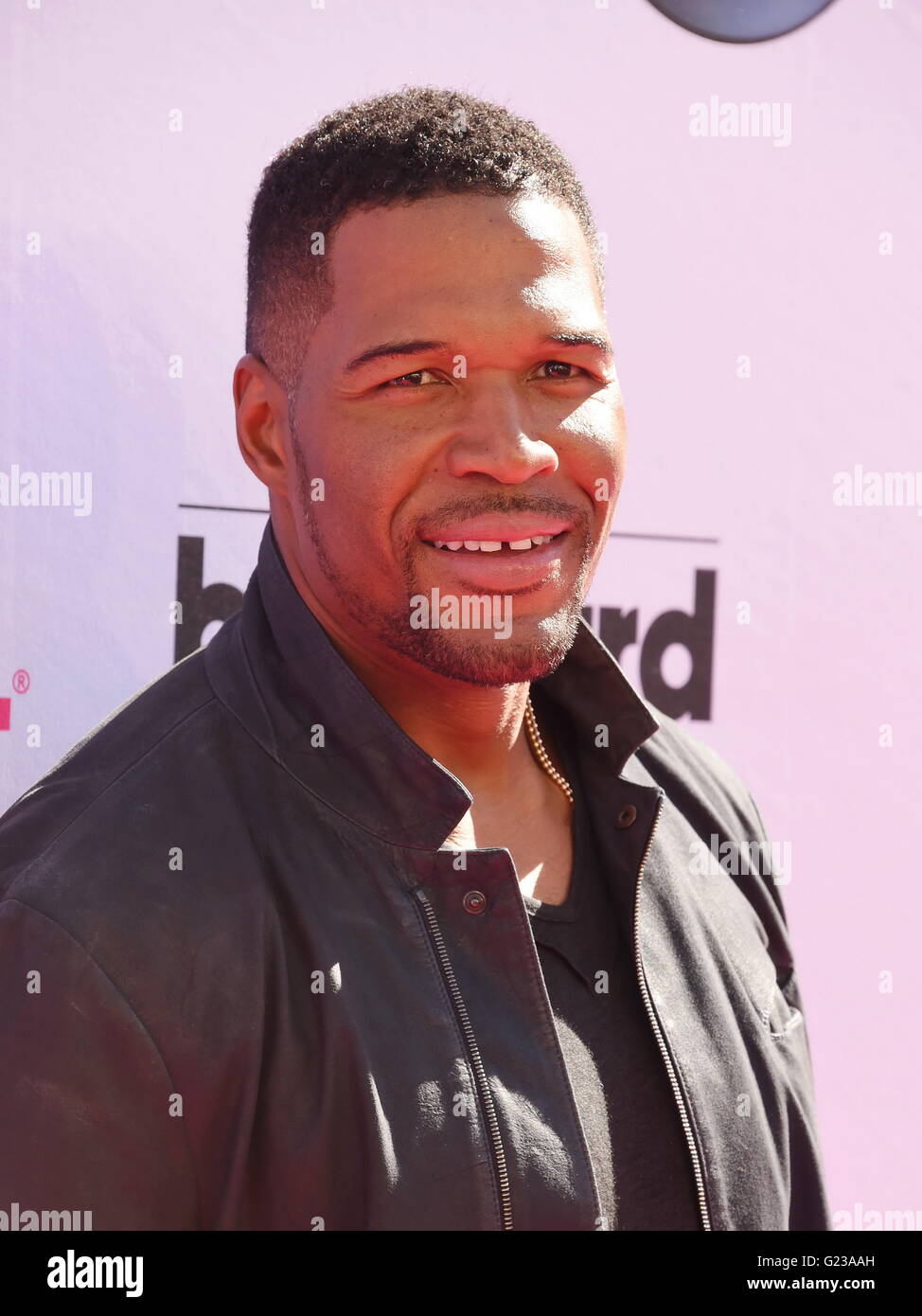 LAS VEGAS, NV - MAY 22: TV personality Michael Strahan attends the 2016 Billboard Music Awards at T-Mobile Arena on May 22, 2016 in Las Vegas, Nevada. | Verwendung weltweit Stock Photo