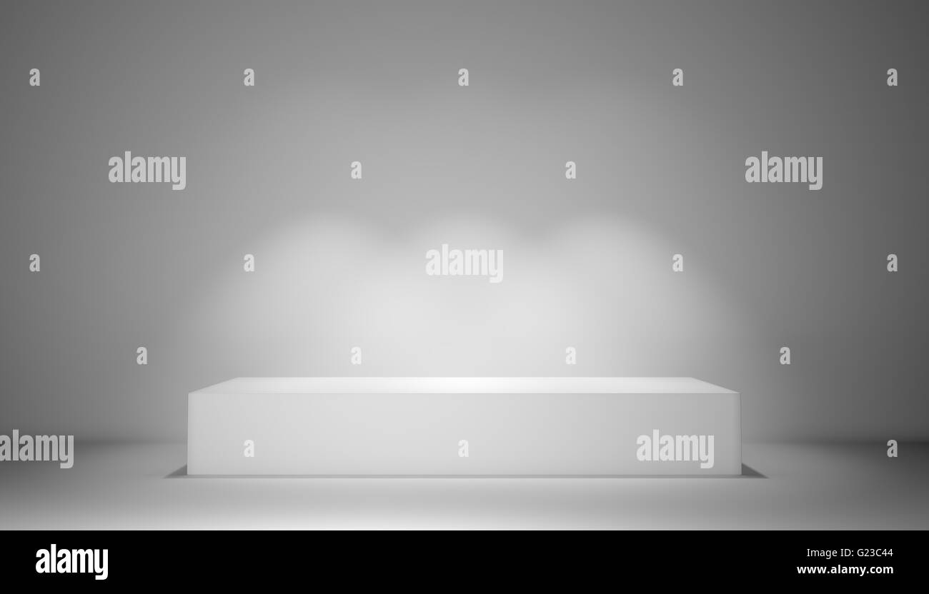 Pedestal with light sources Stock Photo Alamy