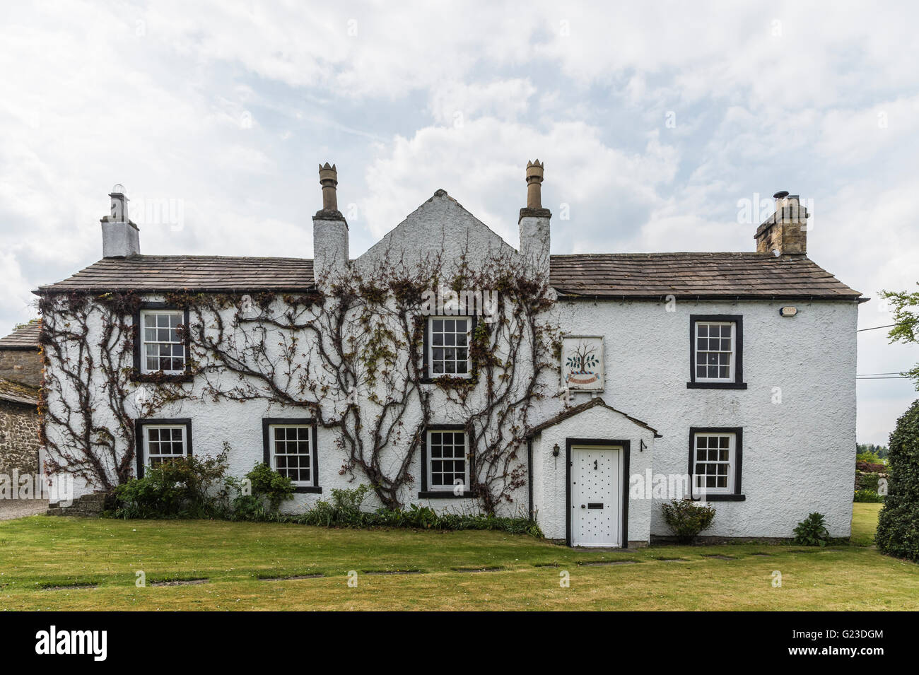 Country Houses of the Yorkshire Dales Stock Photo Alamy
