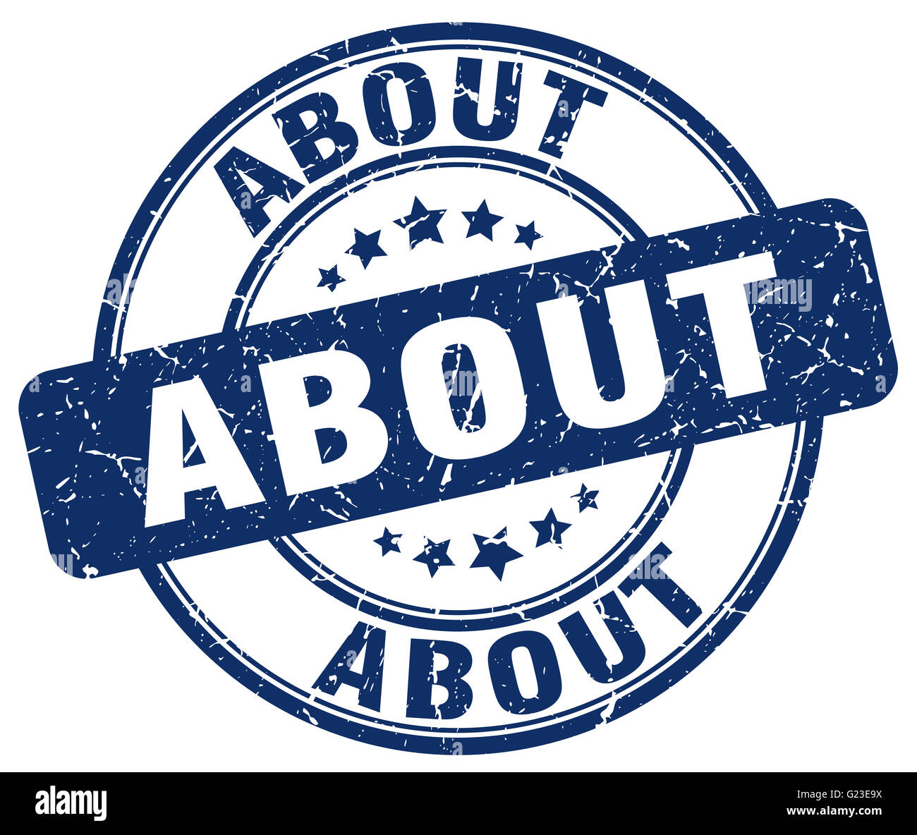 about blue grunge round vintage rubber stamp Stock Photo - Alamy
