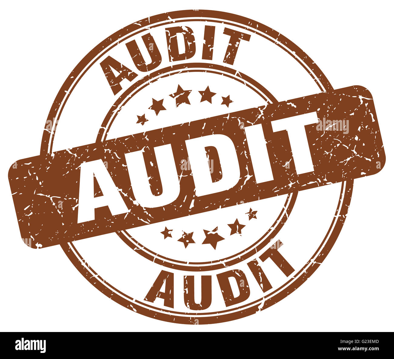 audit brown grunge round vintage rubber stamp Stock Photo - Alamy