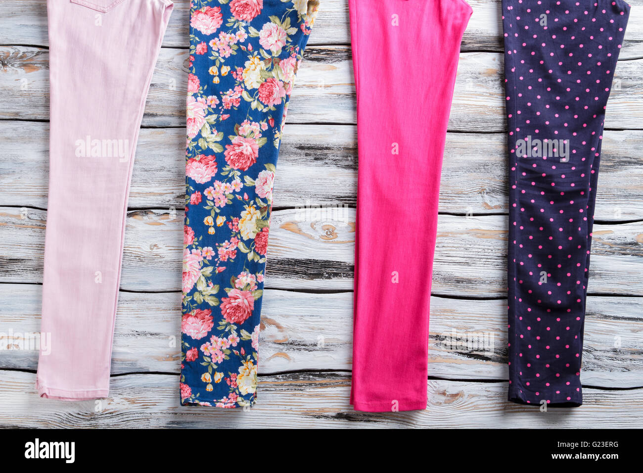 Girl Pink Flowery Pants