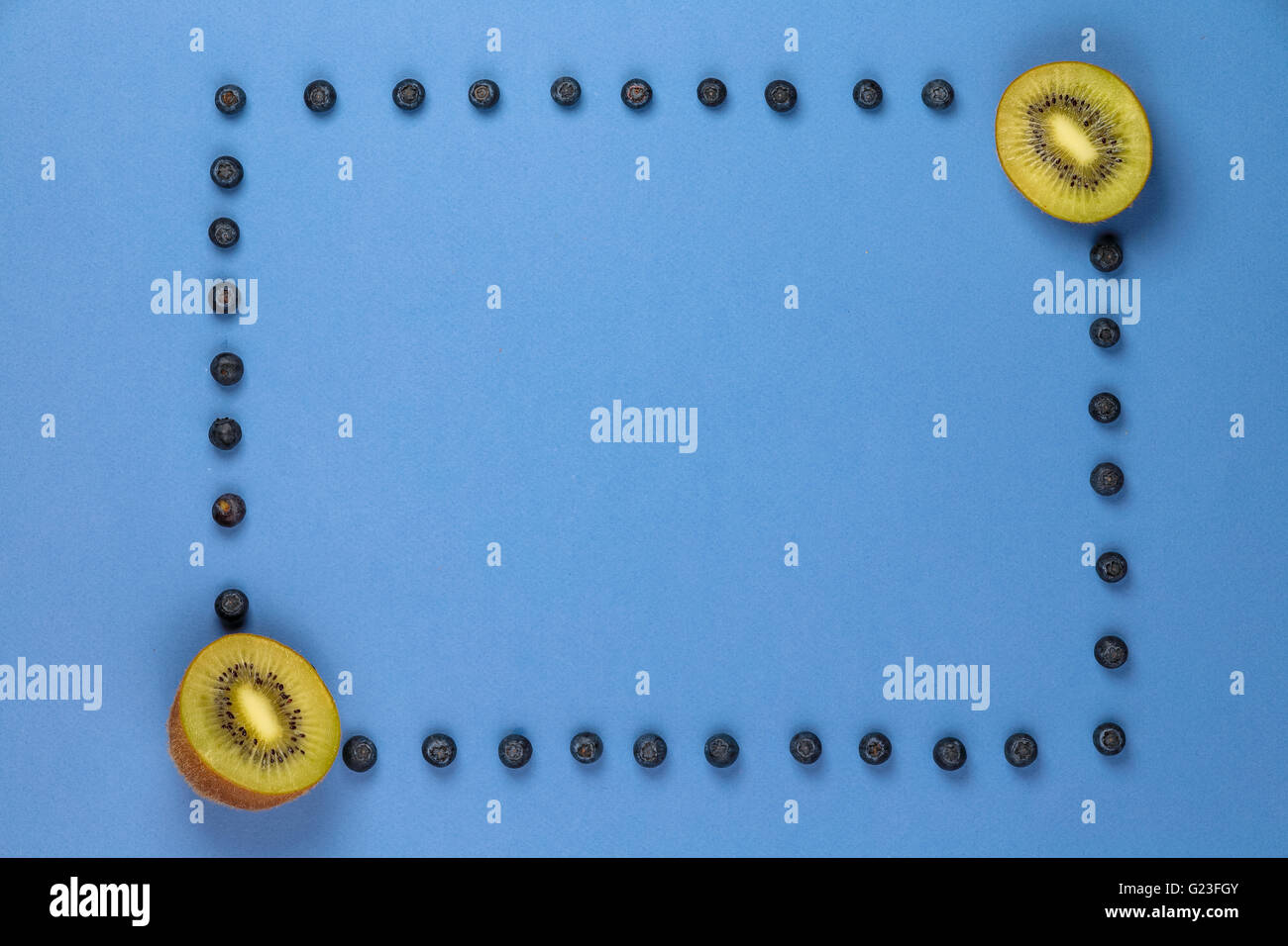 Top view lemon kiwi hi-res stock photography and images - Alamy
