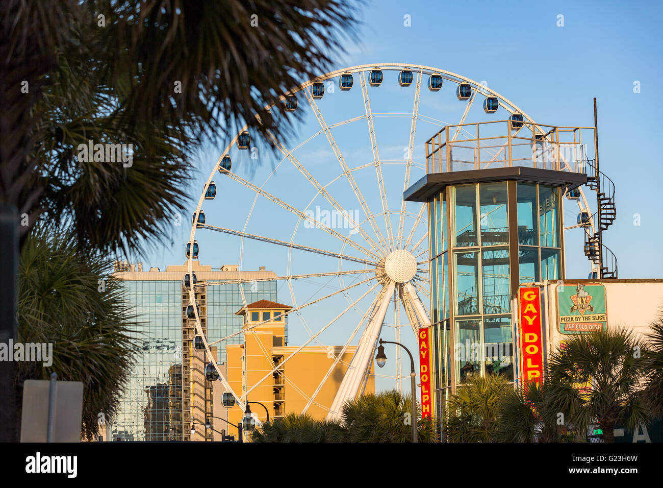 The Skywheel Ferris Wheel in Myrtle Beach, South Carolina. When it opened in 2011, the 187foot