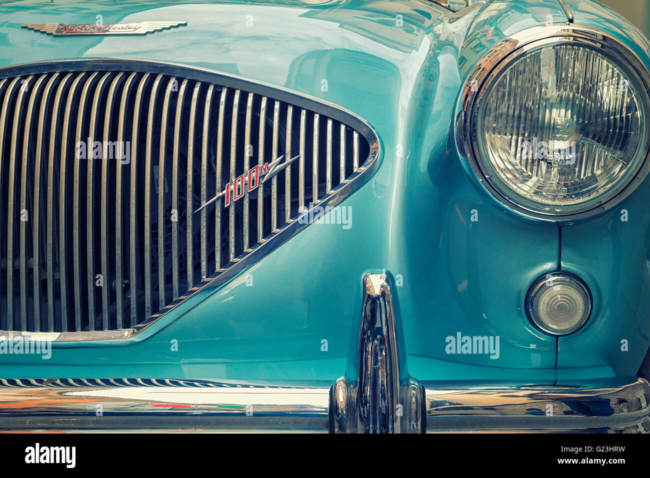 Vintage car details Stock Photo Alamy