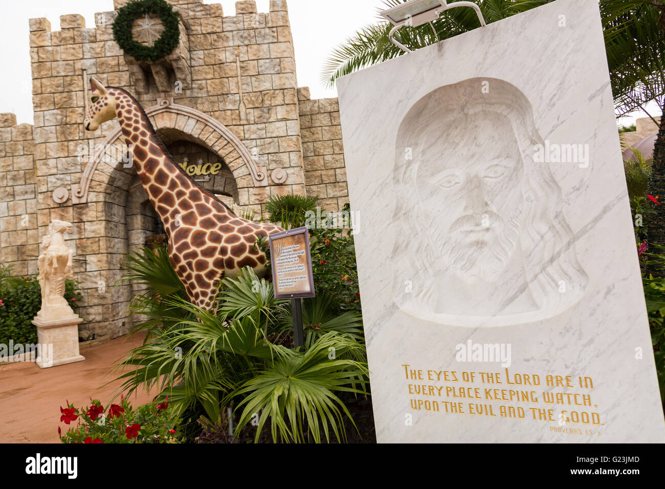 The Holy Land Experience Christian theme park in Orlando, Florida. Stock Photo