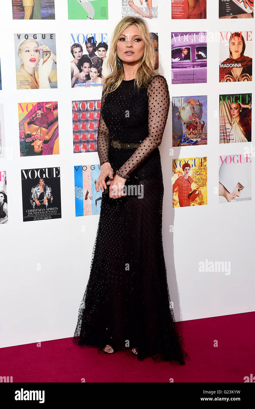 Kate Moss attending The Vogue 100 Gala Dinner at East Albert Lawn, Kensington Gardens, London