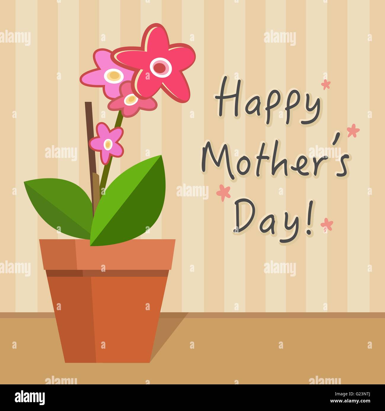 White greeting card mothers Stock Vector Images - Alamy