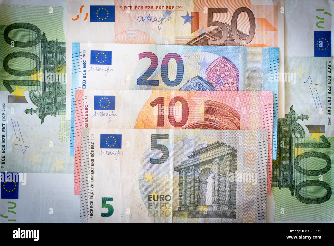 5 euro banknotes hi-res stock photography and images - Alamy