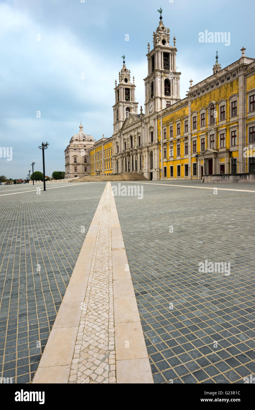 Mafra National Palace, Mafra, Lisbon Coast, Portugal, Europe Stock Photo