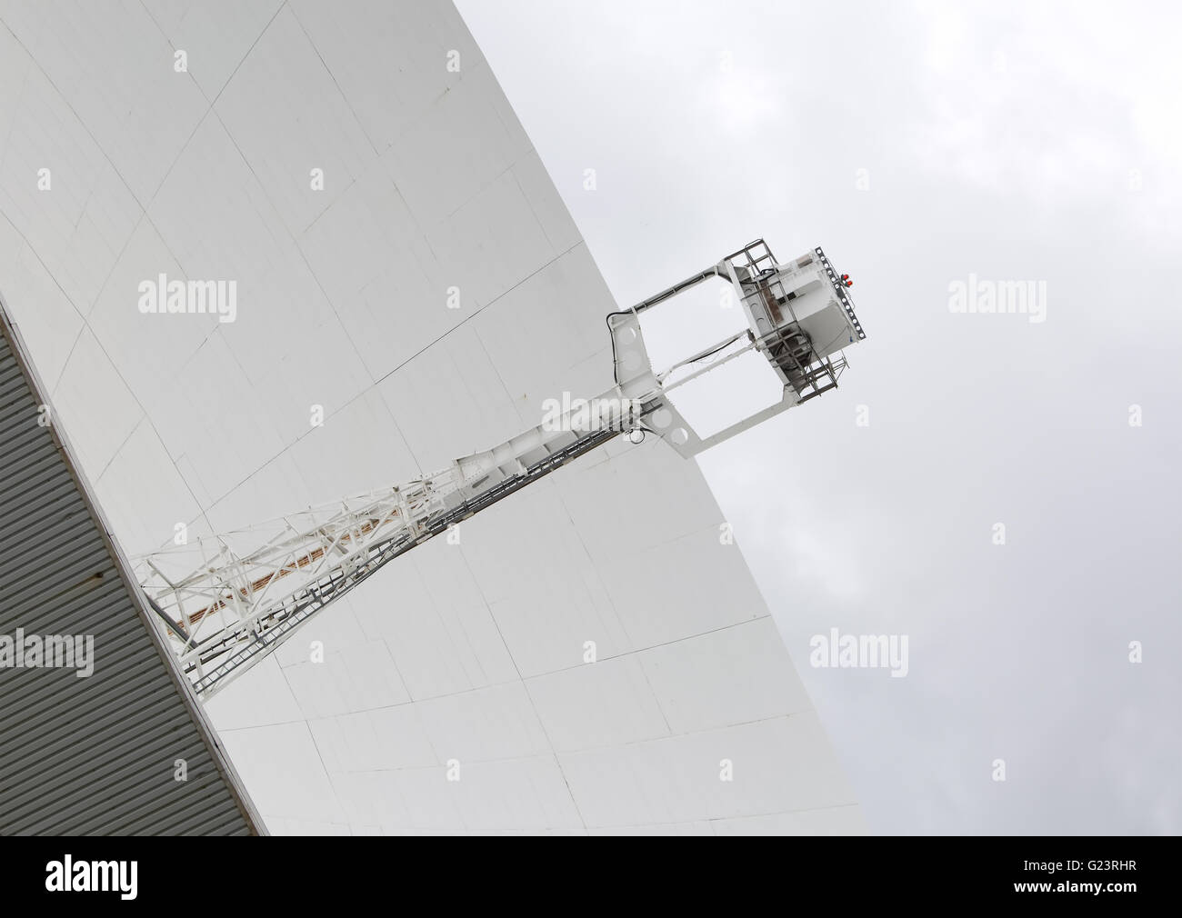 Radio telescope antenna Stock Photo