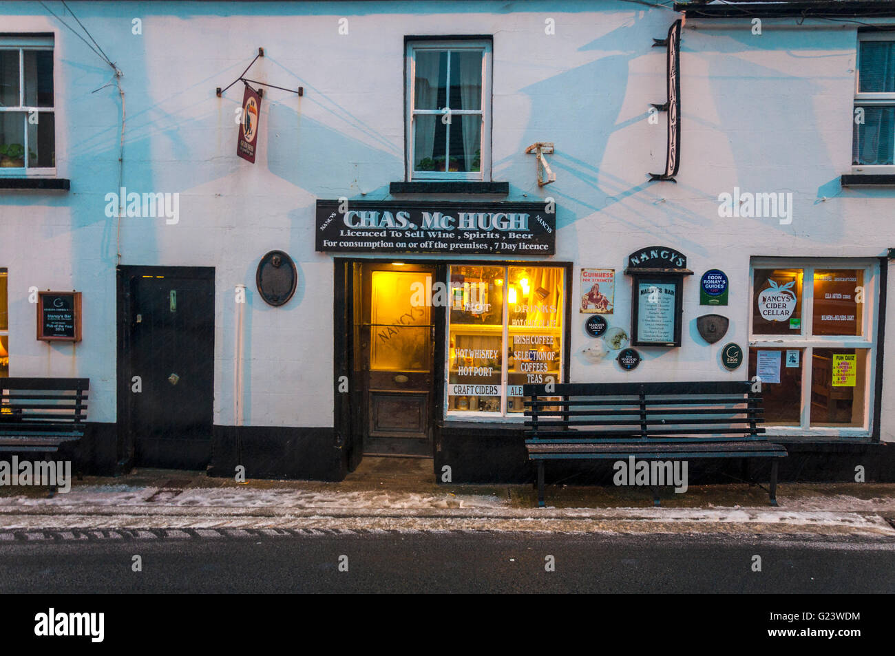 Nancy's Bar in Ardara, County Donegal, Ireland Stock Photo