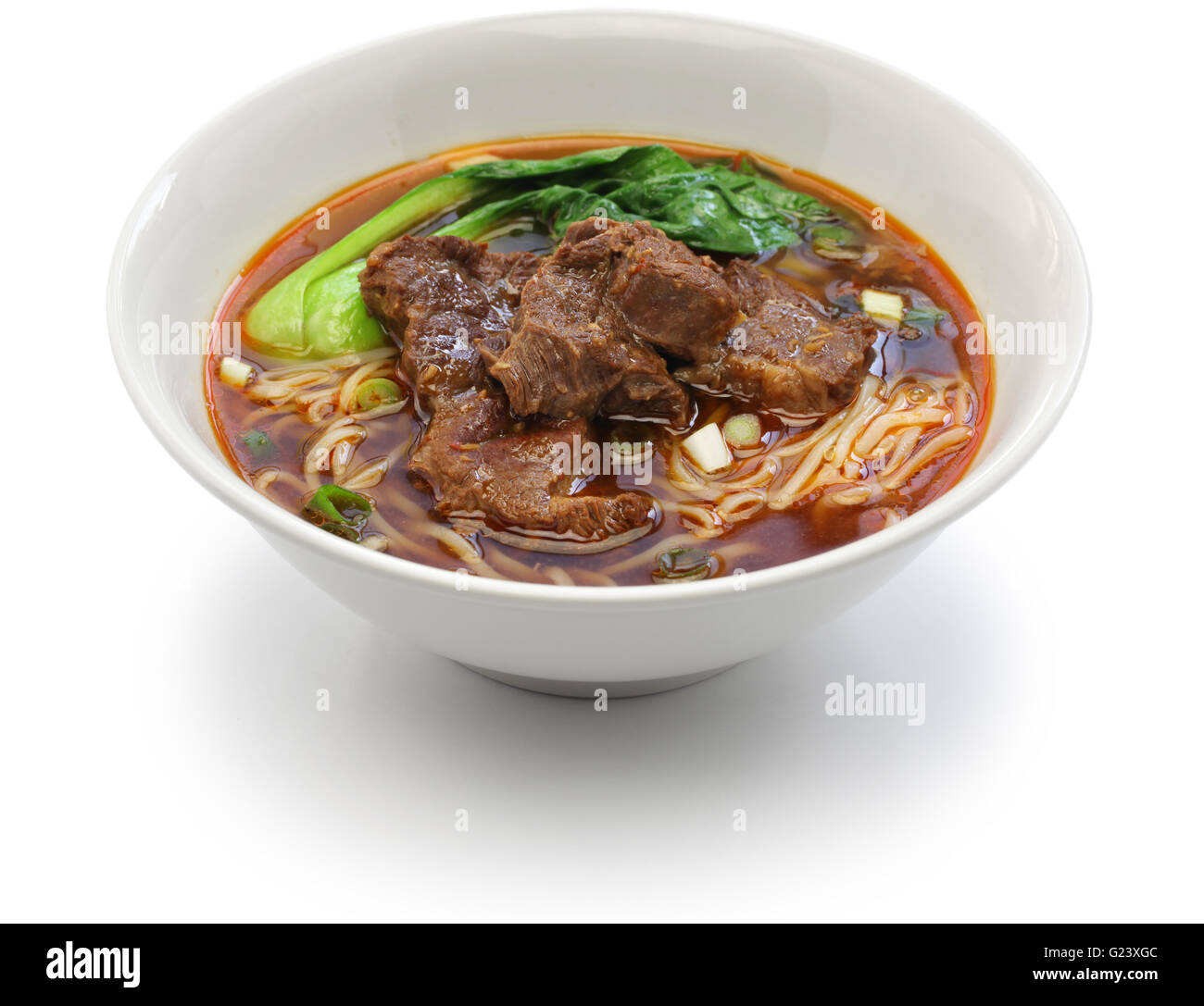 beef noodle soup, chinese taiwanese cuisine Stock Photo