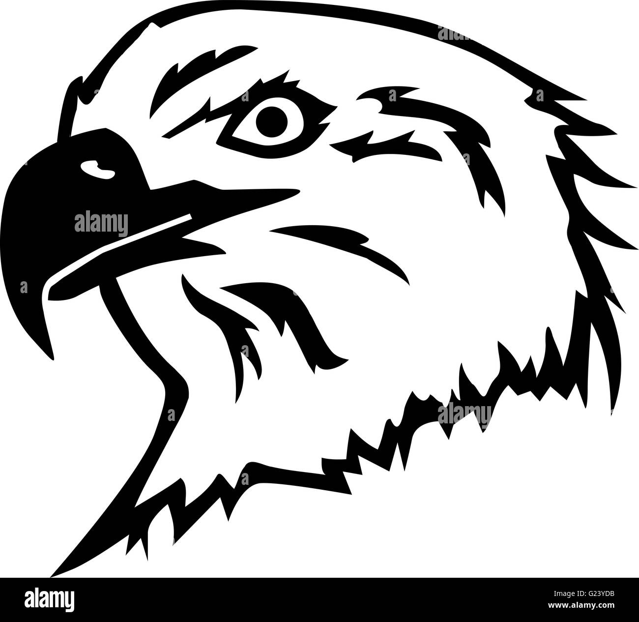 Bald Eagle head Stock Vector Image & Art - Alamy
