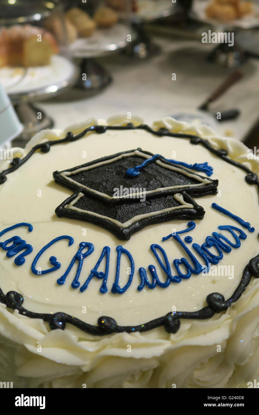 Graduation Pastry, Magnolia Bakery, Food Court, Lower Level, Grand Central Terminal, NYC USA Stock Photo