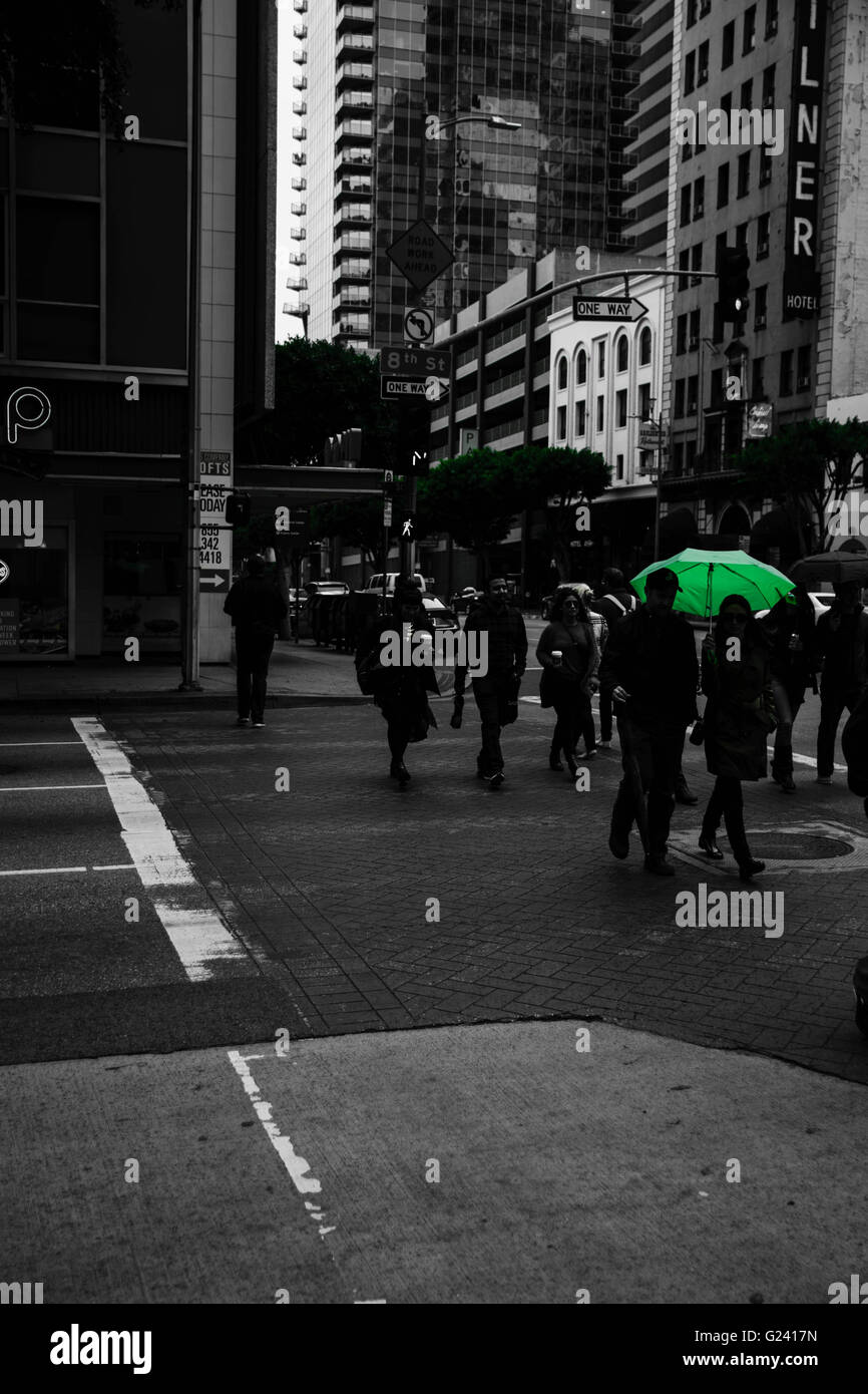 Los Angeles Street Life Stock Photo