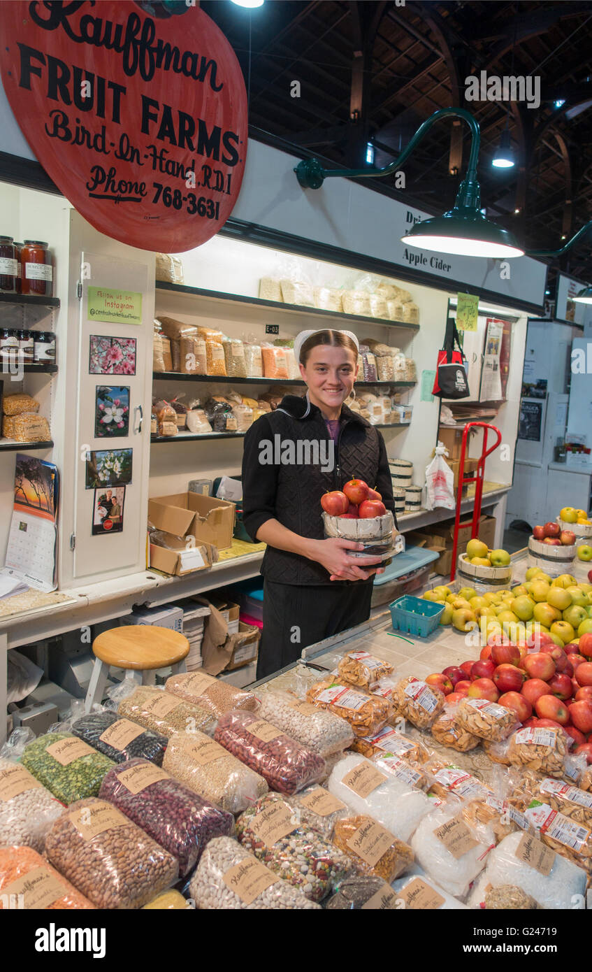Lancaster PA central farmers market building Stock Photo Alamy