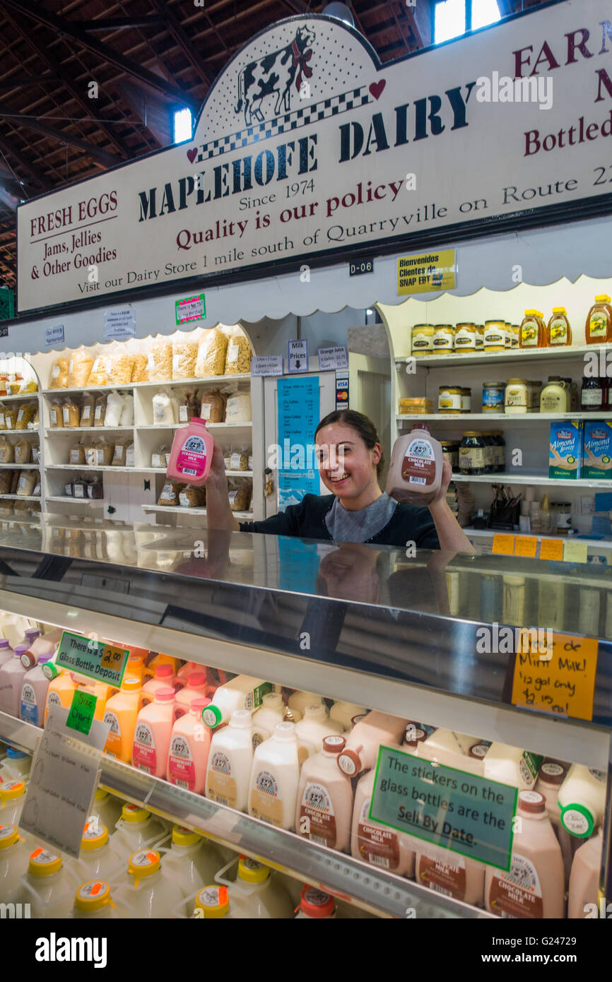 Lancaster PA central farmers market building Stock Photo Alamy