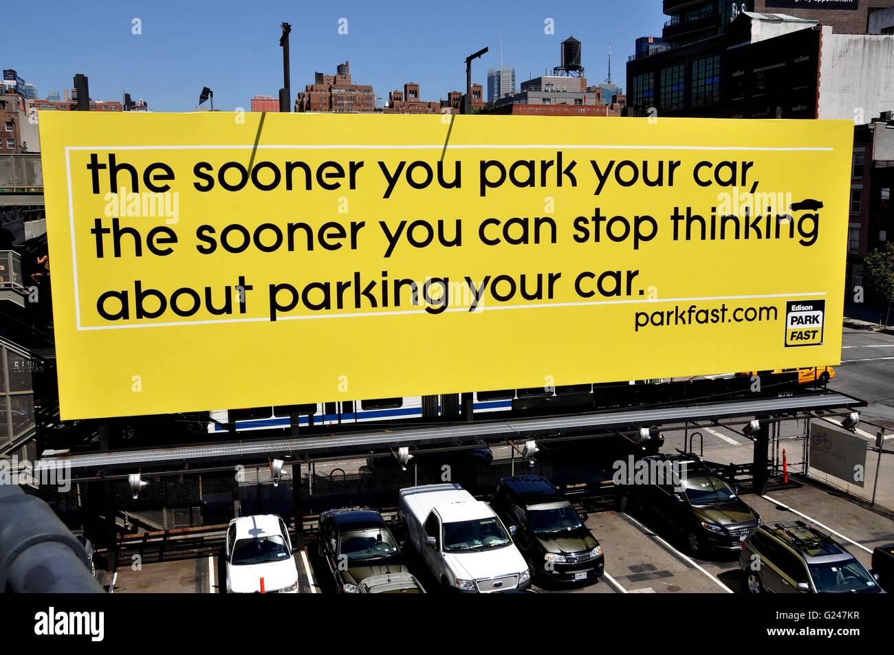 Parking lot advertising hires stock photography and images Alamy