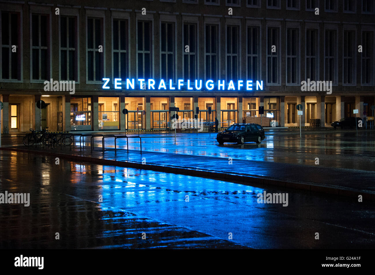 Zentralflughafen, Tempelhof Airport, Berlin, Germany Stock Photo