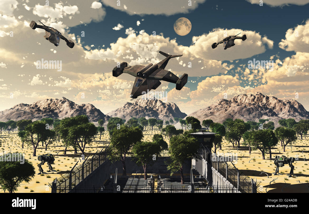 Military technology future landscape hi-res stock photography and images -  Alamy