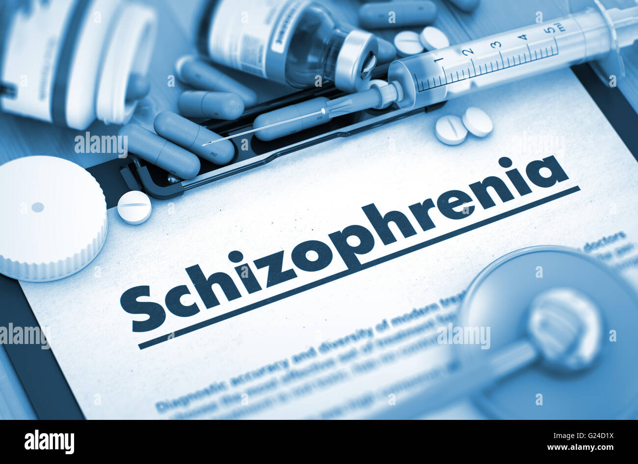 Schizophrenia Diagnosis. Medical Concept. 3D Render Stock Photo - Alamy