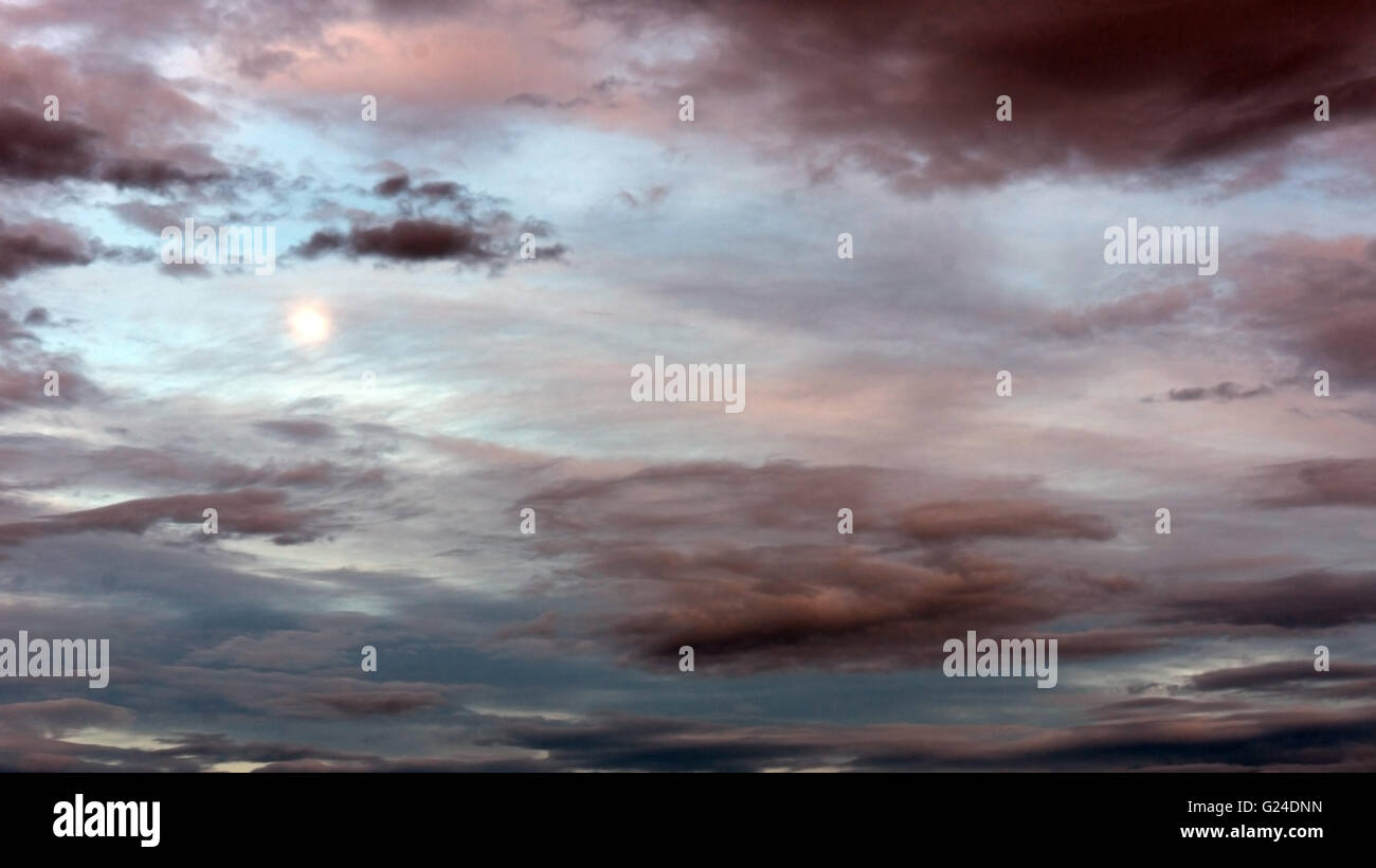 Dark blue stormy cloudy sky Stock Photo - Alamy
