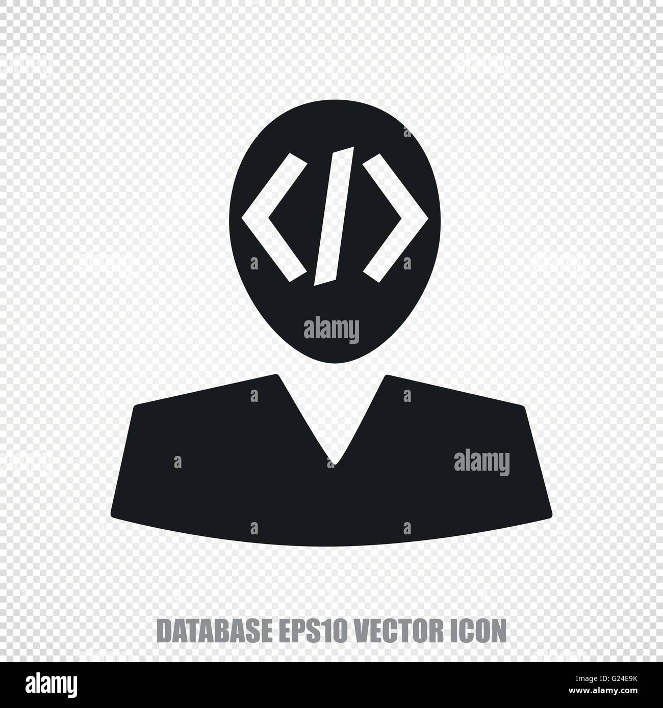 Programming vector Programmer icon. Modern flat design Stock Vector ...