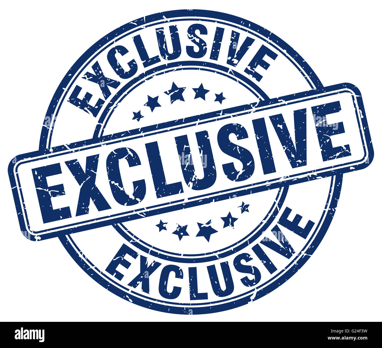 exclusive blue grunge round vintage rubber stamp Stock Photo - Alamy