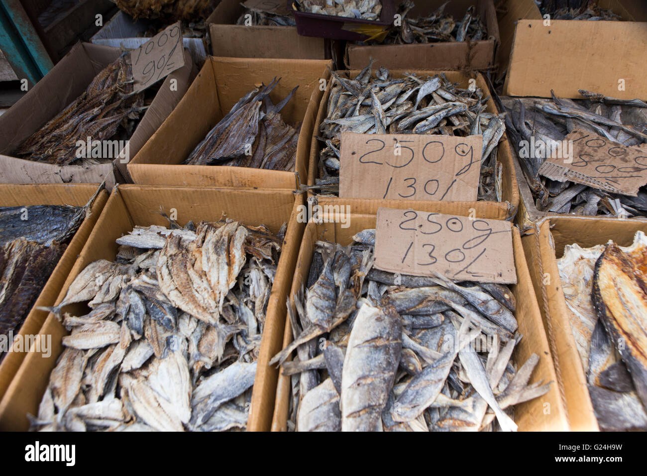 Bandarawela , Sri Lanka. Dried fish for sale Stock Photo Alamy