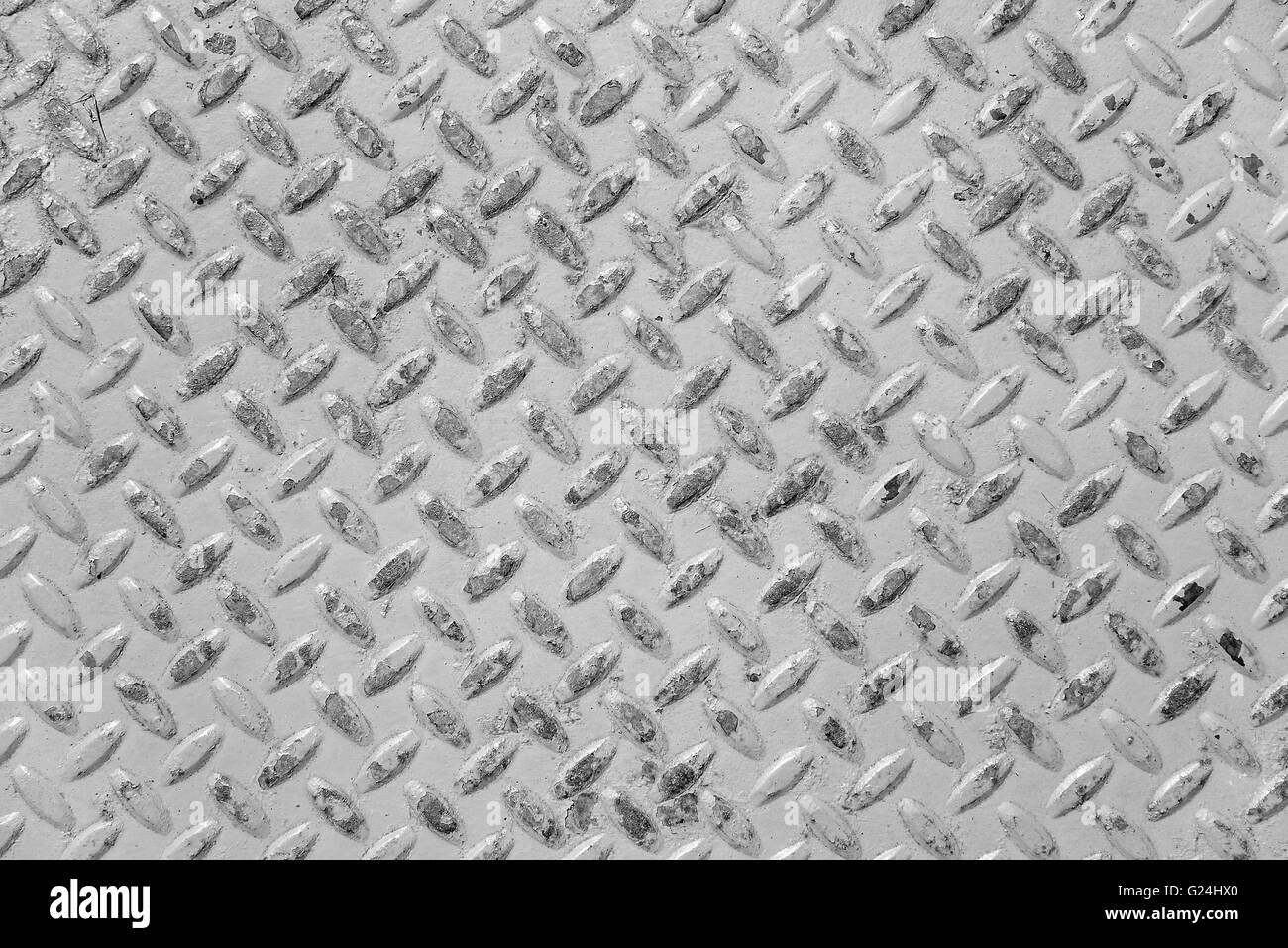 Metal plate abstract background in silver color. Stock Photo