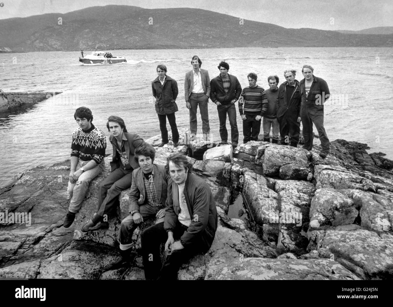 the vatersay batchelors Stock Photo