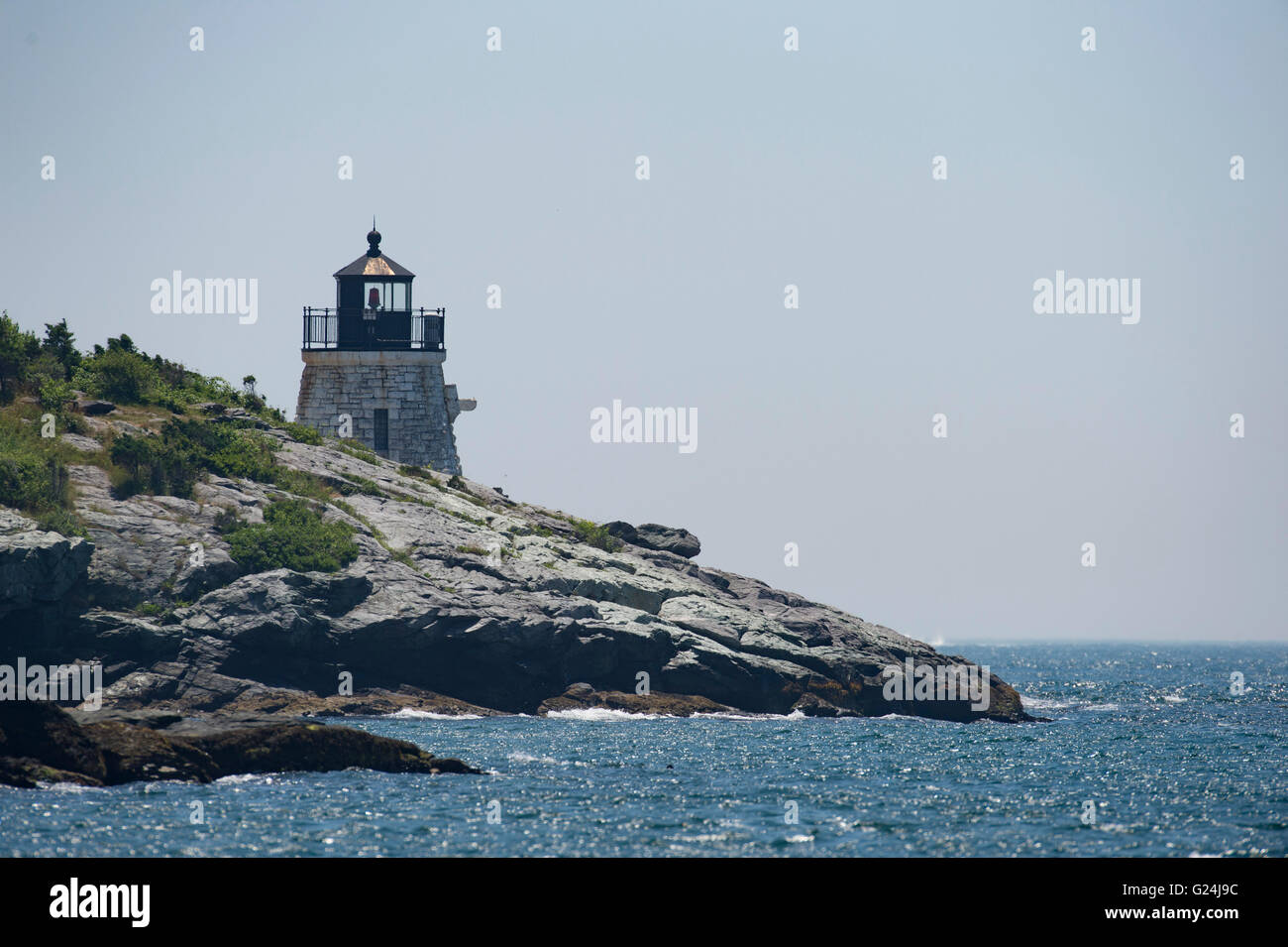 Light house, Newport, Rhode Island. USA Stock Photo Alamy