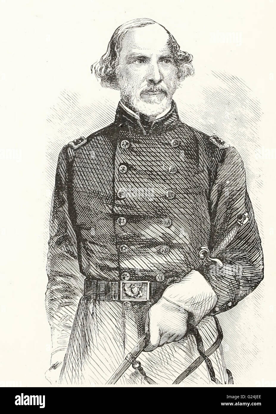 General Daniel Tyler - Union - USA Civil War Stock Photo - Alamy