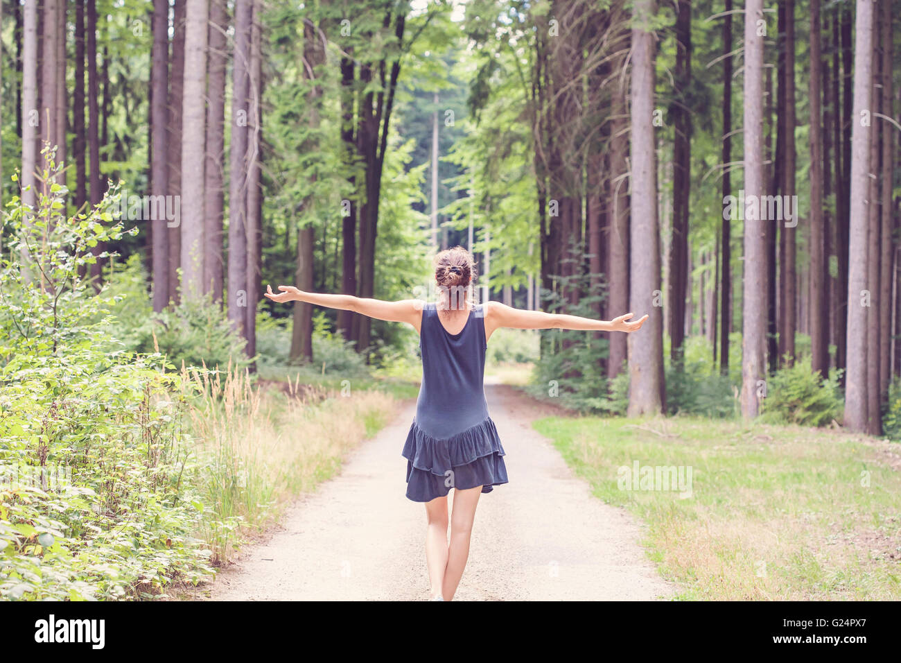 Mother girl hug arm hi-res stock photography and images - Alamy