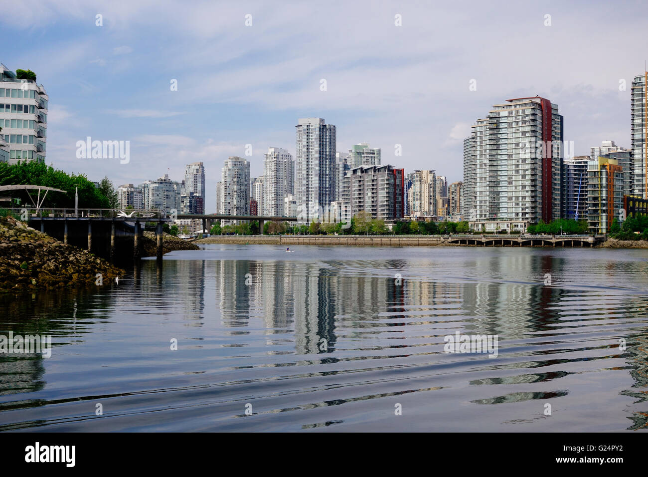 Vancouver condo Canadian housing market Stock Photo